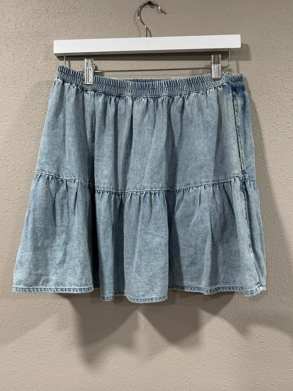 NWT American Eagle Denim Skirt Stretch Waistband - Picture 3 of 6